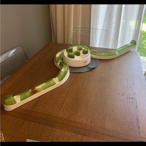 Catit brand cat play circuit (Super Circuit, the larger one) AND treat digger